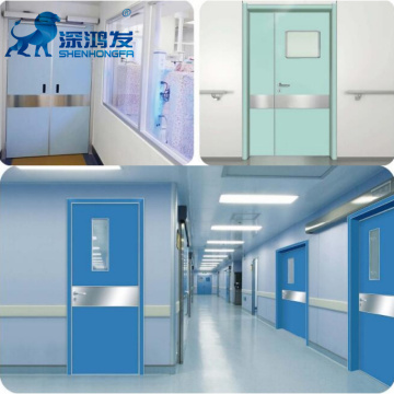 Seamless Seal Aluminium Alloy Hospital Swing Door