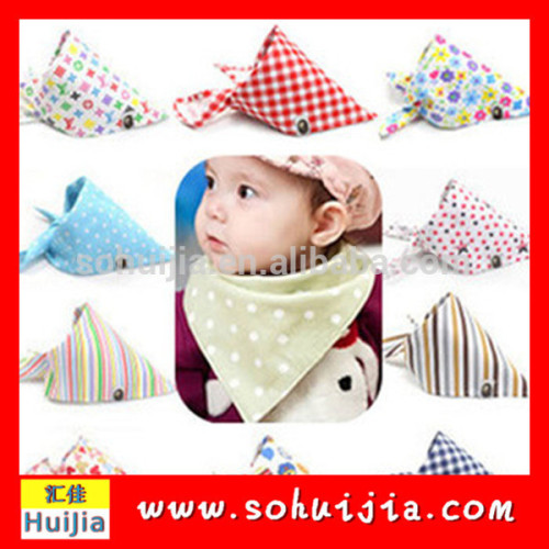 wholesale alibaba High quality 100% cotton baby bandana bibs