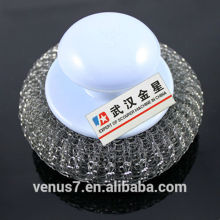 cleaning ball plastic dish mesh scrubber