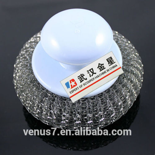 cleaning ball plastic dish mesh scrubber