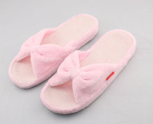 ladies microtowelling open toe mule slipper