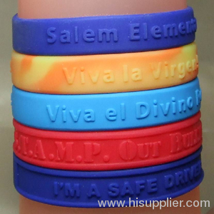 Custom Promotional Silicone Wristbands 