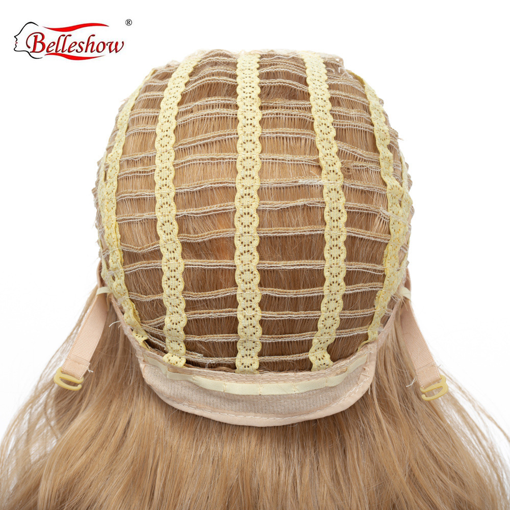Hot sell wholesale women hair pick dye partial long roll lady head wig synthetic wig for young girl wigs