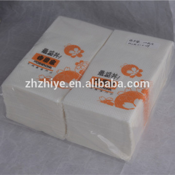 1/8 fold serviette napkin 1ply 33cm*33cm virgin 100pcs/pack 6000pcs/carton