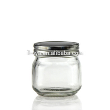 High Quality Cheap Storage Embossed Glass Jar