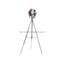 Modern Chrome Accent Tripod Floor Lamps
