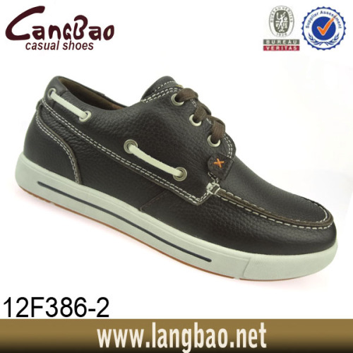 2014 genuine leather eva boat shoes