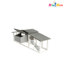 Durable Wooden Chicken Coop with Integrated Nesting Box