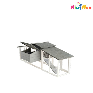 Durable Wooden Chicken Coop with Integrated Nesting Box