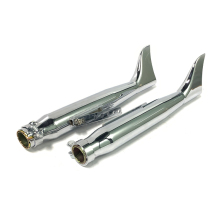 Jardine Slip-On Fishtail Exhaust for Kawasaki VN700/VN750 & Indian Scout Sixty Bobber (1996+)