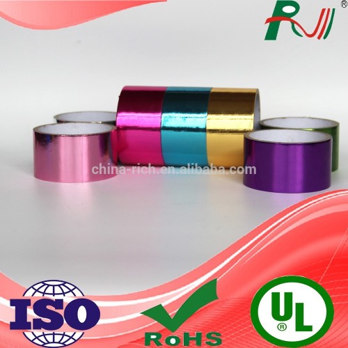 Waterproof decorated reflective hologram duct tape in adhesion