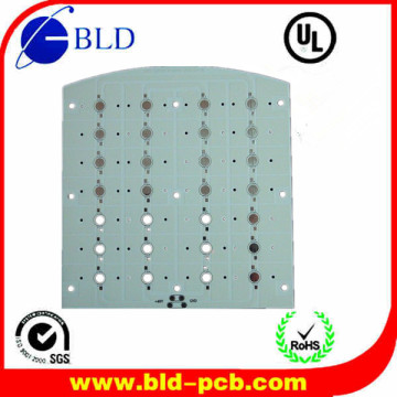 Aluminum PCB with White Soldermask And Countersink Holes LED Printed Circuit Board