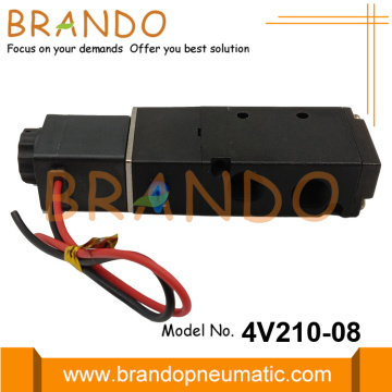 24 Volt 4V210-08 5/2 Valvola elettrica pneumatica