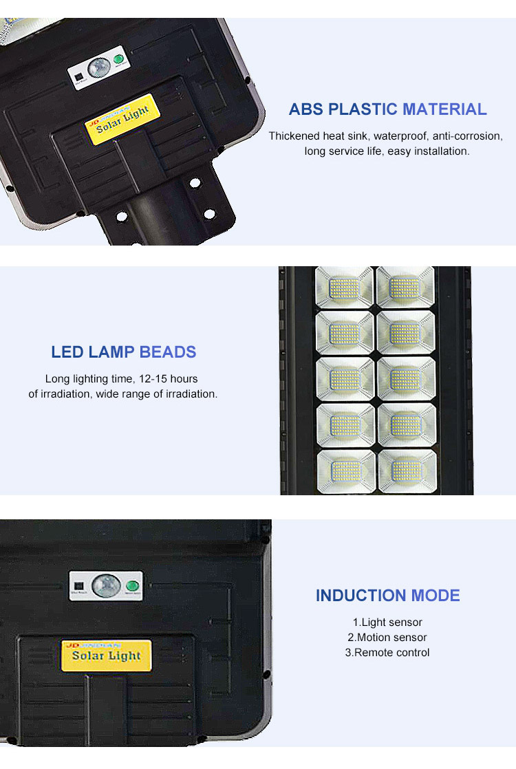 Best Price List Motion Sensor IP65 400w All In One Garden Outdoor Solar LED Street Light