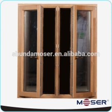 Aluminum clad wood double turn and tilt window