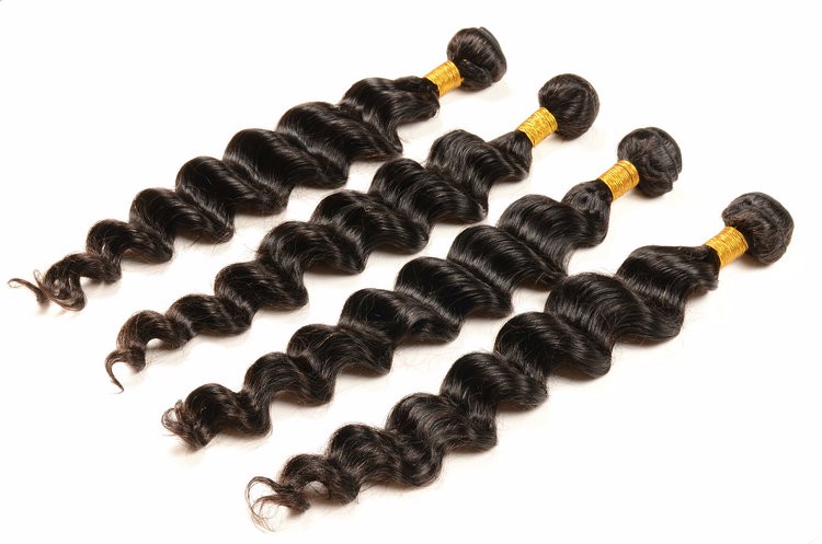 Adorable Ocean Water Wave Human Hair 7A Unprocessed hair bulk Tangle Free loose deep curly remy hair