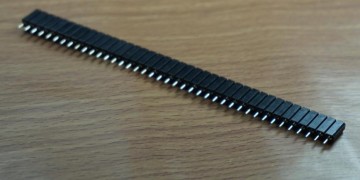 5pcs 1x40 2.54mm Pin header female round pin insulator 7.0mm Straight 2.54 pitch through hole Rohs Reach Tin plated IC Socket