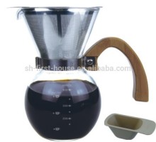 400ml coffee maker with SS filter & spoon