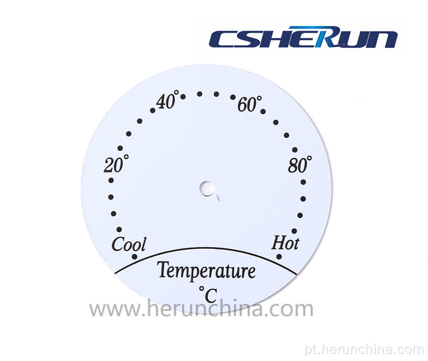 Placas de mostrador para termômetro de alta qualidade