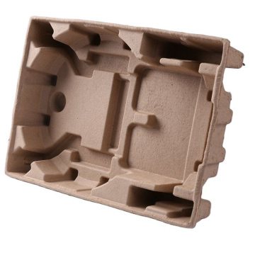 Egg tray pulp biodegradable molded packaging for device