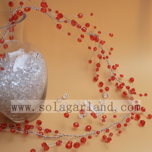 Acryl kraal Red Berry Tree Branch voor Centerpieces