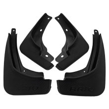 Black Mudflaps Splash Guards for Honda Brio Satya 2018 Exterior Accessories