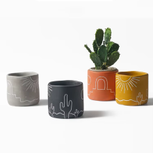 Modern Design Concrete Cement Flower Pot Planter