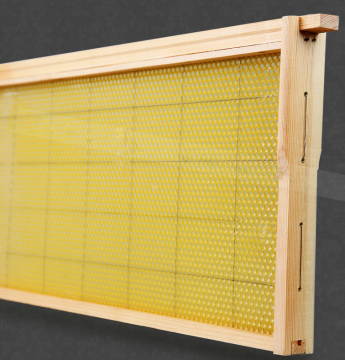 Langstroth  bee frame with bee wax foundation sheet