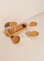 Anpassad korkgjuten hantverk Cork Tray Placemats