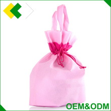 Hot sale luxury jewelry gorgeous drawstring christmas gift bag packaging cotton non woven mini gift bag