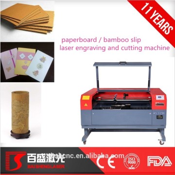 bamboo slip laser engraving and cutting machinery paperboard laser cutter