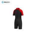 Seaskin Back Zipper Neoprene Freediving Shorty Vetsuit