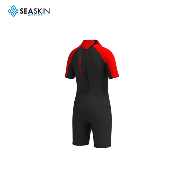 Seaskin Back Zipper Neoprene Freediving Shorty Wetsuit