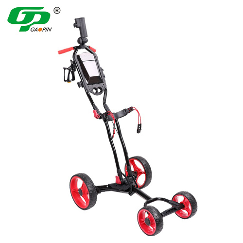 Carrello pieghevole a 4 ruote golf portatile