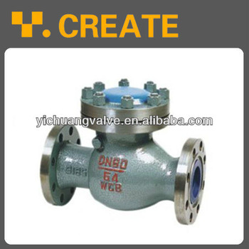 flanged wafer type high temperature check valves