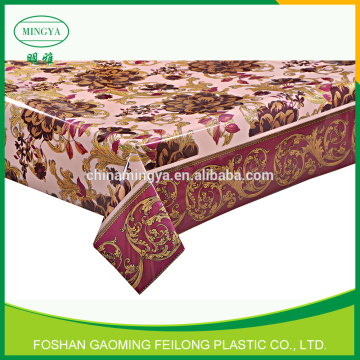 Multi-Color PVC Tablecloth In Roll Waterprof Printed PVC Tablecloth
