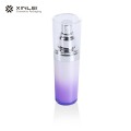 15 ml Plastic Cosmetic Silver Lotion Bottle