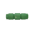 Green Black 4 Pole Female M12 Butting Connector