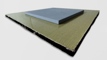 Structural absorbing material absorbing honeycomb