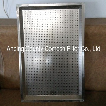 Food Grade 304 Stainless Steel Tray Perforated