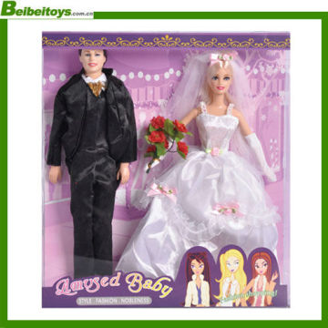 11.5inch wedding doll set wedding couple doll