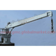 Cylinder luffing telescopic offshore cranes
