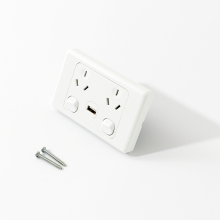 New Arrival USB Wall Socket Charger - Double Socket Wall Power Point with USB