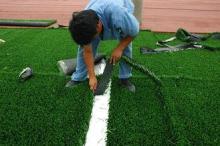 Custom 40mm PP Synthetic Golf Artificial Turf Greens For Re