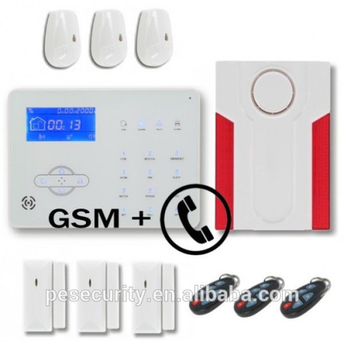 gsm wireless home burglar security alarm system