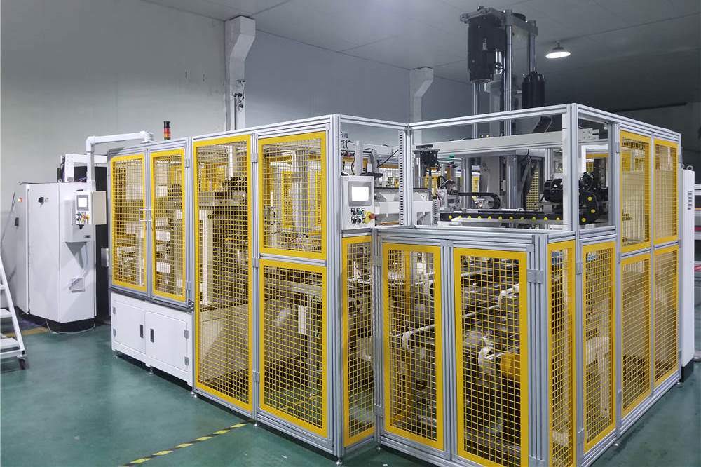 rotor assembling line