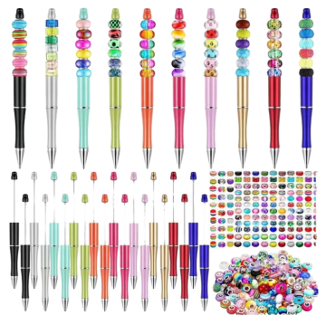 Cute Creative Colored Bead Pen - DIY Ballpoint Pen