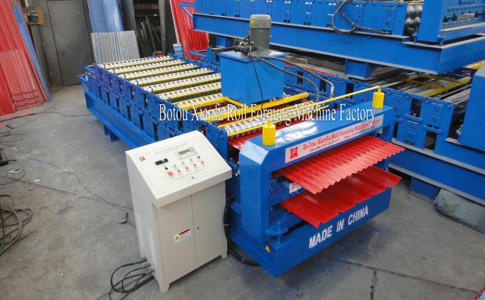 Double IBR And Wave Roof Forming Machine