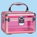 Transparent Acrylic Aluminum Cosmetic Case, Beaty Box (HB-088)