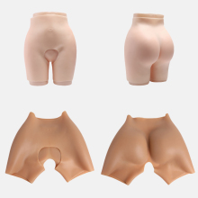 Plus-Size Seamless Crossdresser Hip & Butt Enhancer: Waterproof, Reusable Silicone Underwear